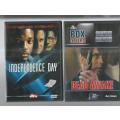 DVD lot1 - White House Down - Equalizer - Independance Day and Dead Awake