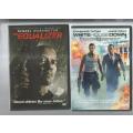 DVD lot1 - White House Down - Equalizer - Independance Day and Dead Awake