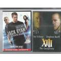 DVD lot 2 - XIII the Conspiracy - Jack Ryan Shadow Recruit - Indiana Jones and Chrystal Scull