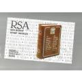 RSA - Flood disaster stamp booklet