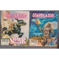 Starblazer Comics - lot van 5 - nr`s 201 - 160 - 197 - 193 - 196 - Sci-Fi - 80`s print - (a10)