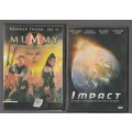 Lot of 5 Sci-Fi DVD`s see scans for titles