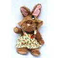 PICKFORD BRASS BUTTON BEARS COLLECTABLES "FLORA RABBIT HARE OF SERENITY"!!