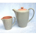 6 PIECE PART POOLE COFFEE SET - Peach Bloom & Seagull (1950's-1968)