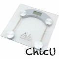 Round Digital Body Weight Bathroom Scale / Personal Scale