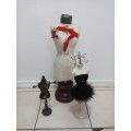 VINTAGE Set of Three Collectible Mannequins each vary in size