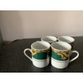 Vintage set of four small Tea cups(007S)