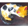 Cat Ceramic Figure