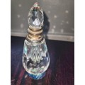 Crystal Cut Glass Vintage Perfume Bottle
