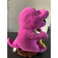 Barney The Purple Dinosaur Talking Plush 1992 Playskool Interactive Toy