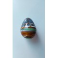 Hand Blown Multi-Coloured Glass Egg