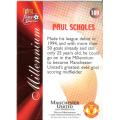 Soccer - 2000 Futera Manchester United Fans Selection #189 Paul Scholes Trading Card [Loose]