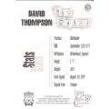 1999 Futera Liverpool Fans' Selection #29 - David Thompson - Liverpool