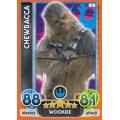 2016 Star Wars Force Attax Extra The Force Awakens #6 Chewbacca