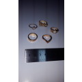 Costume Jewellery Ring (x5)