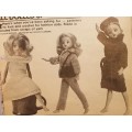 MOHAIR COAT & HAT FOR DOLLY + A COLLECTION OF KNITTING PATTERNS FOR 30 cm SINDY VINTAGE FASHION DOLL