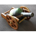 Courvoisier Cognac VSOP (Still Sealed) with Wooden Cannon Stand.. Limited and Rare from the 1960's!!