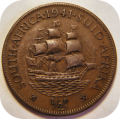 Bargain SA Union:  1941 Half Penny in EF below R100!