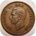 Bargain SA Union:  1941 Half Penny in EF below R100!