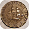 Bargain SA Union:  1935 Half penny in EF below R200!!!