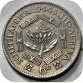 Top Grade SA Union:  The rare 1944 Sixpence 6d in EF!!!