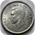 Top grade SA Union: 1943 2 Shillings Florin in A/UNC!