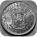 Top Graad SA Unie: 1953 Half kroon 2/6  in Lustrous A/UNC!!!