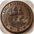 Bargain SA Union:  1938 Penny below R40!