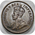 Top Grade SA Union: 1924 Half Penny in A/UNC!  Double rim error coin!