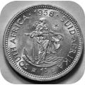 Top Graad SA Unie: 1958 Shilling 1/- met vol luster in A/UNC onder R130!!