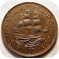 Top Grade SA Union:  1935 Penny in A/UNC!