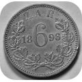 Top Grade ZARs:  1896 Sixpence in A/UNC below R500!!!