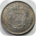 Bargain SA Union:  The 1944 Half-crown 2/6 in Lustrous EF below R600!!!