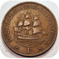 Bargain SA Union:  1935 Penny in AEF below R90!