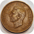 Bargain SA Union: 1937 Half penny 1/2d below R50!!