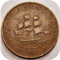 Bargain SA Union: 1937 Half penny 1/2d below R50!!