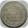 Top Graad ZARs:  Lustrous 1894 Shilling in VF+!!