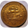 Top Grade SA Union: 1937 Half penny 1/2d in A/UNC!!