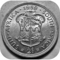Bargain SA Union: Lustrous 1959 2 Shillings below R150!