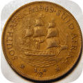 Bargain SA Union: 1949 Half Penny in EF below R50!!!