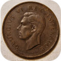 RARE SA Union: The scarce 1941 Farthing in A/UNC!