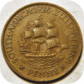 Top Grade SA Union: The RARE 1926 Penny in A/UNC!!
