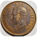Top Grade SA Union: 1942 Penny 1d in A/UNC!