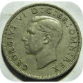 1949 British silver Half crown
