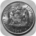 Top Graad RSA: 1987 Nickel R1 munt in A/UNC!