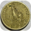 USA $1 Washington coin of 2007