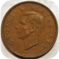 Top Grade SA Union: 1951 Half penny 1/2d in EF below R30!