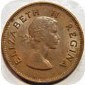 Bargain SA Union: 1956 Half penny 1/2d below 80!