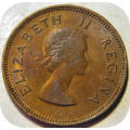 Bargain SA Union: 1957 Half penny 1/2d in EF below R30!!