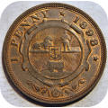 Top Grade ZARs:  RED 1898 Penny 1d in UNC!!